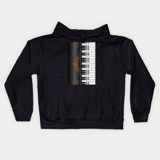 Piano Keyboard Kids Hoodie